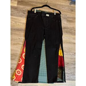 NWOT Vintage KiGi Couture KANTHA Upcycled Denim Jeans 16W short